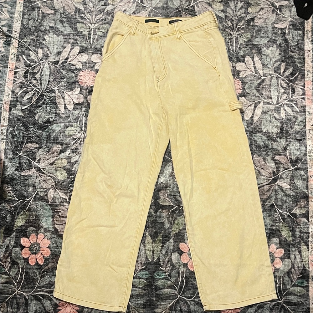 Size 4 YELLOW Wild Fabel cargo jeans